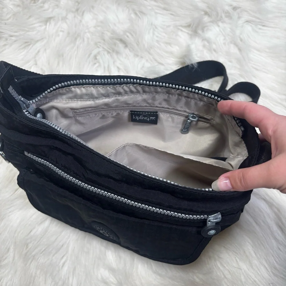 Kipling Black Cross Body Purse Bag